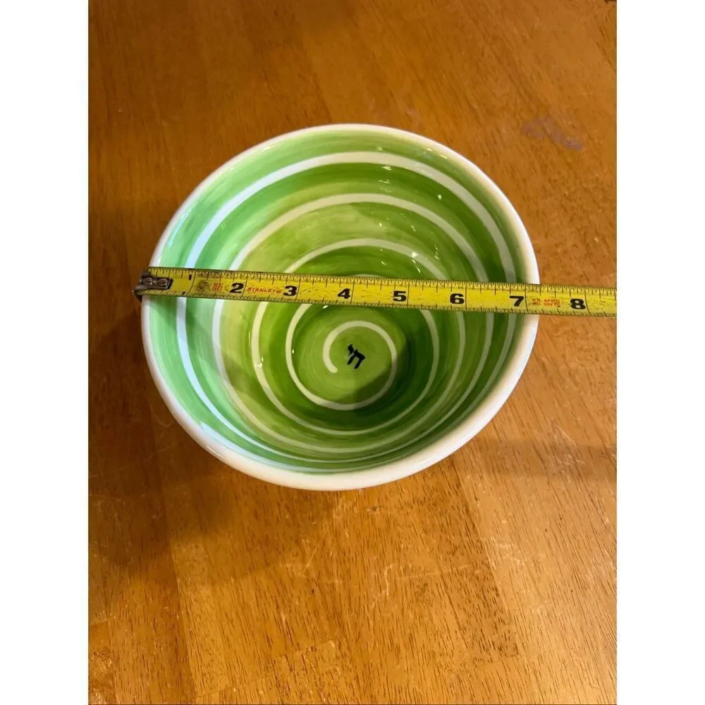 “Bowl of Simcha” Ceramic Judaica Decorative Bowl Black White